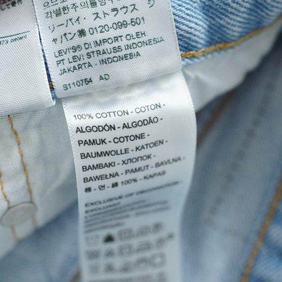 Levis 501 Skinny Fit Button Fly Jeans High Rise Light Wash Womens Size 31x28 - Picture 4 of 16